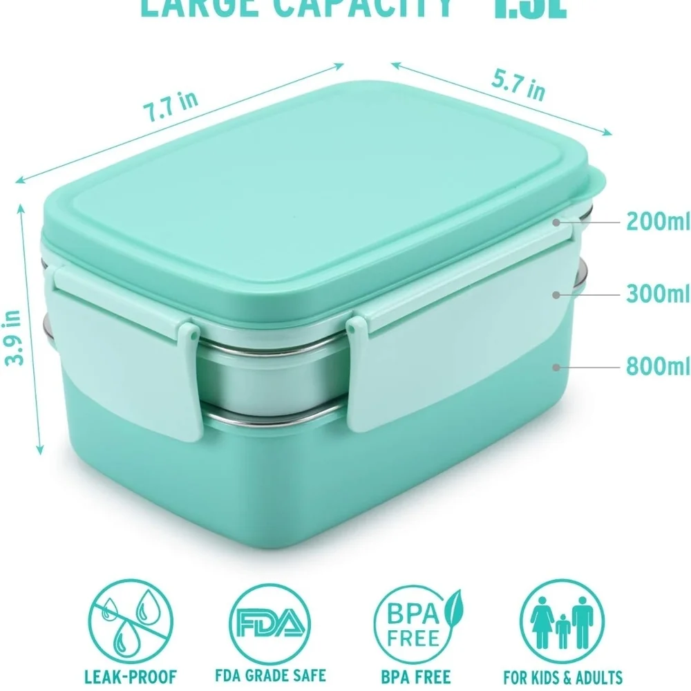 Airtight Aqua Bento Box